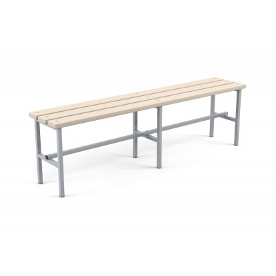 Скамейка 1500x430x310 с деревянным сиденьем Скамейка 1500x430x310 с деревянным сиденьем