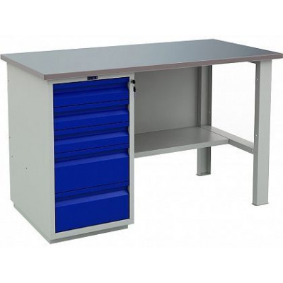 Верстак Практик PROFI (№401) WT140.WD5/F1.000 слесарный